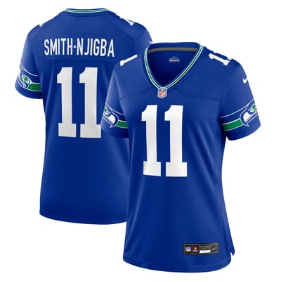 Camiseta Nike Alternative Game de los Seattle Seahawks - Azul real - Jaxon Smith-Njigba - Mujer